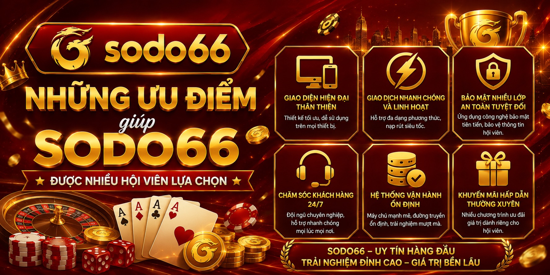 Sodo66 Những ưu điểm giúp sodo 66 có nhiều hội viên Sodo66 Những ưu điểm giúp sodo 66 có nhiều hội viên